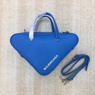 Blen Calfskin Small Triangle Duffle Bag S Royal Blue 2017