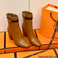 Hermes Saint Germain Ankle Boot Brown/Black 2021 Top Quality (Pure Handmade)