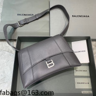 Balenciaga Hourglass Sling Back Large Bag in Calf Leather Grey 2021