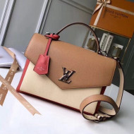 Louis Vuitton Calfskin My Lockme Bag M53506 Vieux Rose Sesame Creme