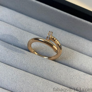 Cartier JUSTE UN CLOU Ring with Crystal Rosy Gold 2022