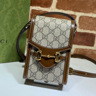 Gucci Horsebit 1955 GG Canvas Mini Bag 625615 Beige 2020