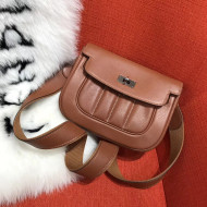 Hermes Swift Leather Berliner 20cm Shoulder Bag Brown 2017