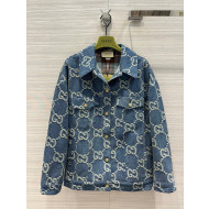 Gucci Denim Jacket Blue 2022 031241