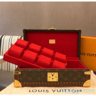 Louis Vuitton Monogram Canvas 8 Watch Case M20039 Brown/Red 2021