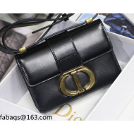 Dior Micro 30 Montaigne Bag in Box Calfskin Black 2021 S9030
