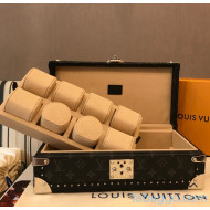 Louis Vuitton Monogram Canvas 8 Watch Case M20016 Black/Beige 2021