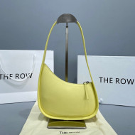 The Row Calfskin Hobo Bag Cream Yellow 2021 1811