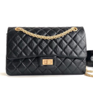 Chanel Aged Calfskin 2.55 Reissue Small Size 225 Black 2018(Vintage Gold-tone Metal)