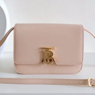 Burberry Small Leather TB Bag Light Pink 2019