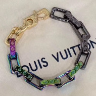 Louis Vuitton Monogram Colors Chain Bracelet M68242 2019