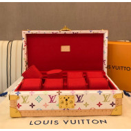 Louis Vuitton Multicolor Monogram Canvas 8 Watch Case White/Red 2021