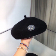 Dior Beret Hat 21120210 Black 2021