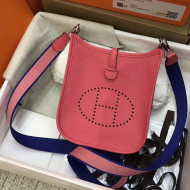 Hermes Evelyne Mini Bag in Original Togo Leather 17cm Peach Pink