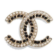 Chanel CC Pearl Crystal Chain Brooch AB5199 2020