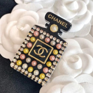 Chanel Stone Bottle Brooch A88429 Black/Multicolor 2020