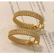 Van Cleef & Arpels Crystal Earrings 37 Gold 2020