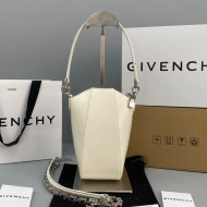 Givenchy Mini Antigona Vertical bag in Box Leather Ivory White 2021