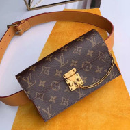 Louis Vuitton S Lock Belt Pouch MM Bag Monogram Canvas M68549 2019