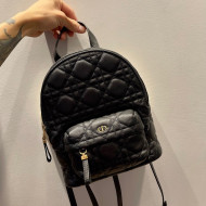Dior Mini Backpack in Black Cannage Lambskin 2021