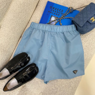 Prada Nylon Shorts Blue 2022 031239