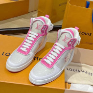 Louis Vuitton Boombox Sneaker Boots Pink 2021 112455