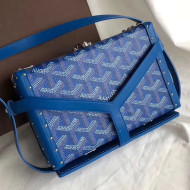 Goyard Minaudiere Mini Y Case Shoulder Bag Royal Blue