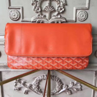 Goyard Folding Leather Clutch Orange