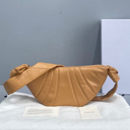 Lemaire Nappa Leather Small Croissant Bag Apricot 2021