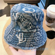 Louis Vuitton SINCE 1854 Canvas Bucket Hat Blue 2020