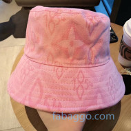 Louis Vuitton SINCE 1854 Canvas Bucket Hat Pink 2020