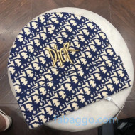 Dior x Shawn Oblique Jacquard Hat Blue 2020