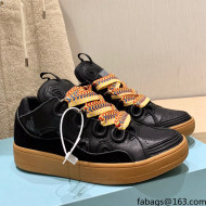 Lanvin Curb Zigzag-laces Sneakers Black 2021 
