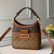 Louis Vuitton Hobo Dauphine BB Shoulder Bag M45196 Monogram Canvas/Brown 2020