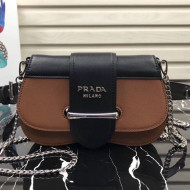 Prada Sidonie Leather Belt Bag 1BL021 Brown 2019