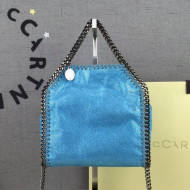 Stella McCartney Tiny Falabella Tote Bag 18cm Blue/Silver 2020