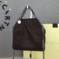 Stella McCartney Tiny Falabella Tote Bag 18cm Dark Brown/Silver 2020