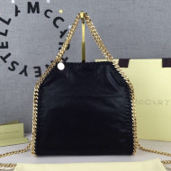 Stella McCartney Falabella Mini Tote Bag Black/Gold 2020