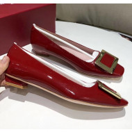 Roger Vivier Belle Vivier Pumps in Patent Leather With 2cm Heel Red 2020