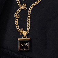Chanel N°5 Necklace Black/White 2021 100849