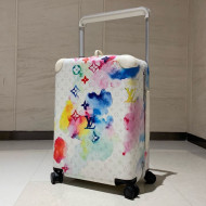 Louis Vuitton Horizon 55 Luggage Travel Bag in Monogram Watercolor Multicolor Canvas 2021