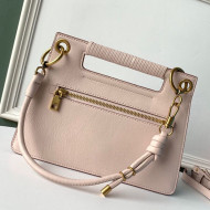 Givenchy Small Whip Top Handle Bag in Smooth Leather Pink 2019
