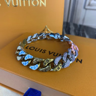 Louis Vuitton Chain Links Patches Bracelet 2021 38