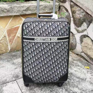 Dior Oblique Canvas Luggage 20 inches 2021