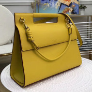 Givenchy Large Whip Top Handle Bag in Smooth Leather Yellow 2019