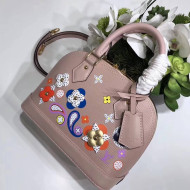 Louis Vuitton Monogram Flower Epi Alma BB Bag M54986 Pink 2017