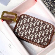 Dior Camera Case Bag in Brown Dior Oblique Jacquard Canvas 2018