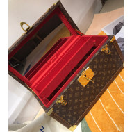 Louis Vuitton Boite Flacons Cosmetic/Beauty Case Monogram Canvas/Red 2021
