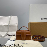 Jacquemus Le Bambino Leather Mini Bag Brown 2021