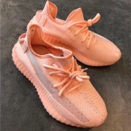 Adidas Yeezy Boost 350 V2 Static Sneakers Orange Pink 2019